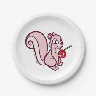 Plato De Papel Squirrel Paper plates