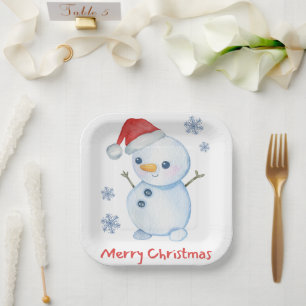 Plato De Papel Sr. Frosty