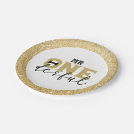 Plato De Papel Sr. Onemaravillosas Placas de Papel