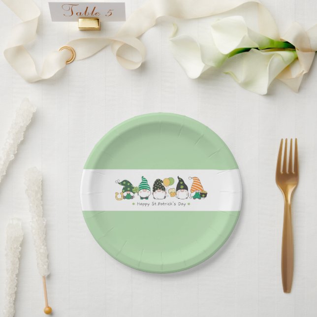 Plato De Papel St Patrick's Day Party plates (Boda)
