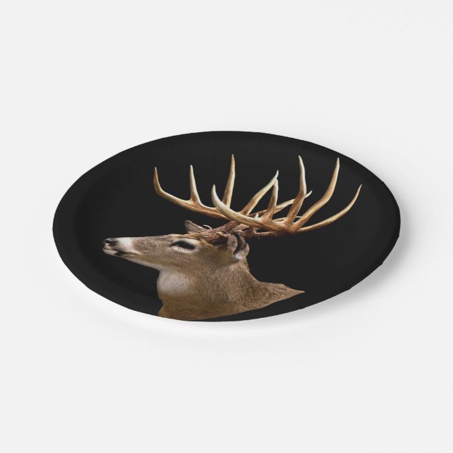 Plato De Papel Stag Buck Deer (Angular)