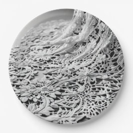 Plato De Papel Standard Paper Dinner Plate for Wedding