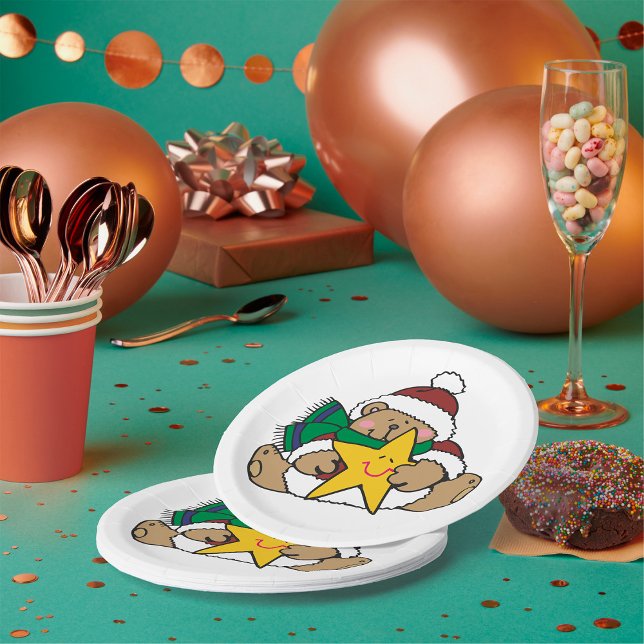 Plato De Papel Star Bear (Subido por el creador)