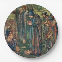 Plato De Papel Star of Bethlehem (por Edward Burne-Jones) Paper