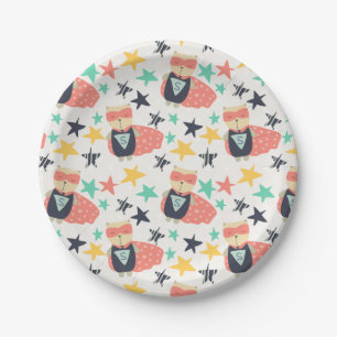 Plato De Papel Star Super Héroe