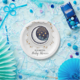 Plato De Papel Starry Kids Stars Baby Shower