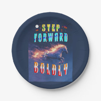 Plato De Papel Step Forward Boldly
