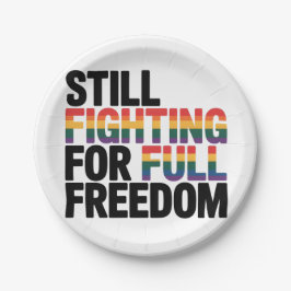 Plato De Papel Still Fighting For Full Freedom LGBTQ America 250t