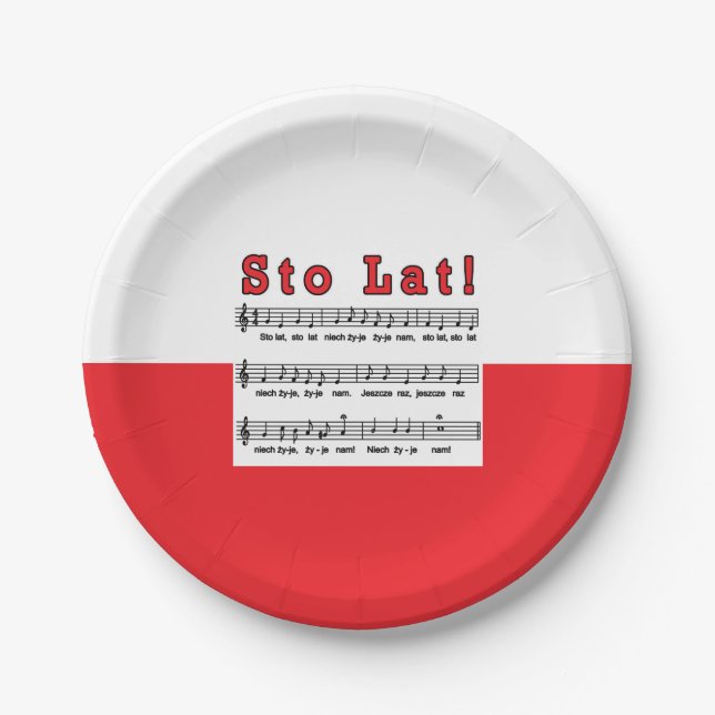 Plato De Papel ¡Sto Lat! Canción (Anverso)