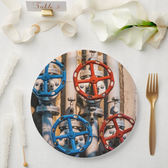 Plato De Papel Stopcock en Schiffbau, Zúrich (Boda)