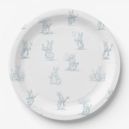 Plato De Papel Storybook Little Bunny Peter