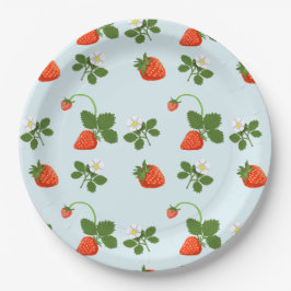 Plato De Papel Strawberries