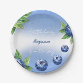 Plato De Papel Strawberry Baby Shower