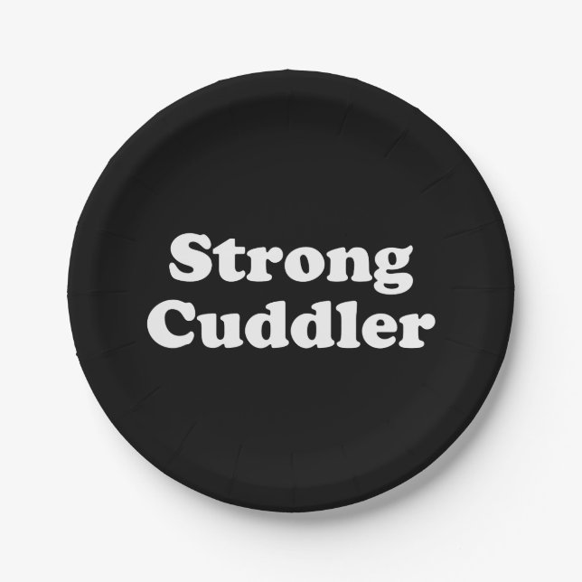 Plato De Papel Strong Cuddler (Anverso)