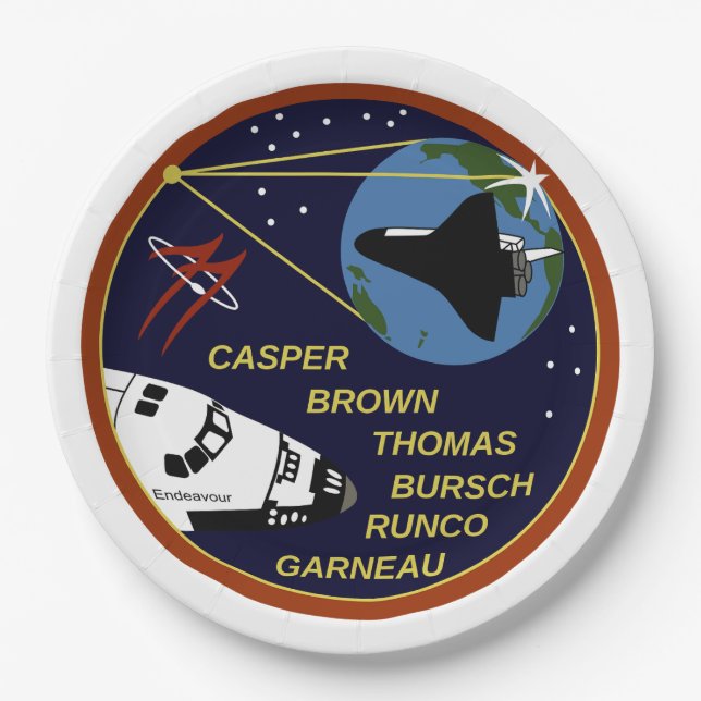 PLATO DE PAPEL STS-77 (Anverso)
