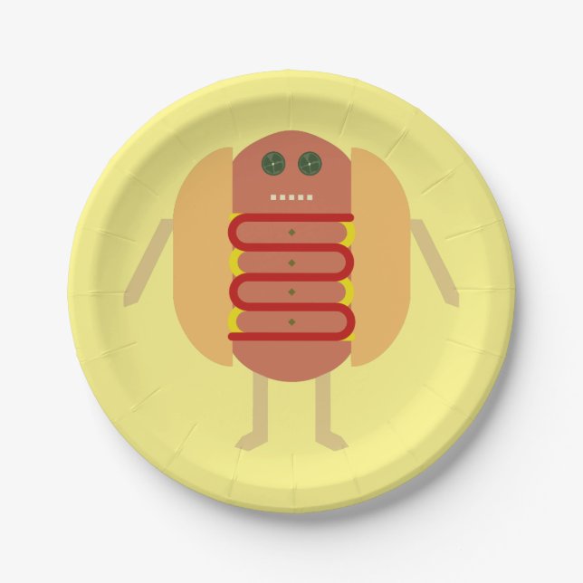 Plato De Papel Stubby Lil Weenie (Anverso)