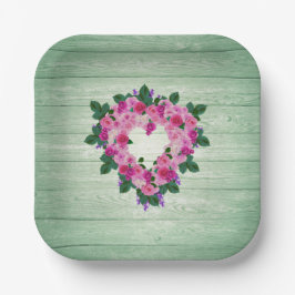 Plato De Papel Su hermoso corazón