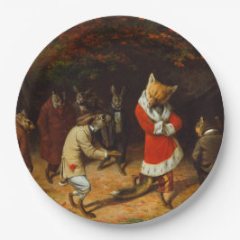 Plato De Papel Su Majestad recibe (por William Holbrook Beard)