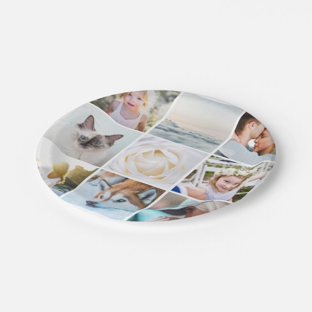 Plato De Papel Su Personalizado de fotos moderno (Angular)