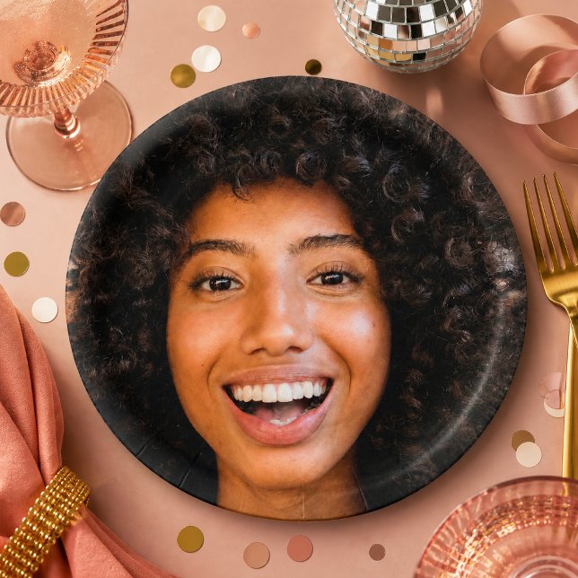 Plato De Papel Subir foto de selfie | Tu divertida fiesta (Subido por el creador)