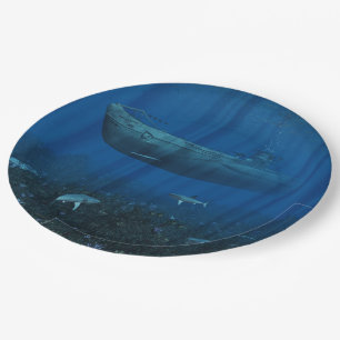 Plato De Papel Submarino U99