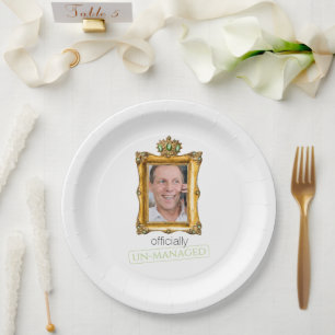 Plato De Papel Sucede la mala hierba Diseño divertido y lindo de 