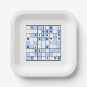 Plato De Papel Sudoku rompe