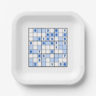 Plato De Papel Sudoku rompe