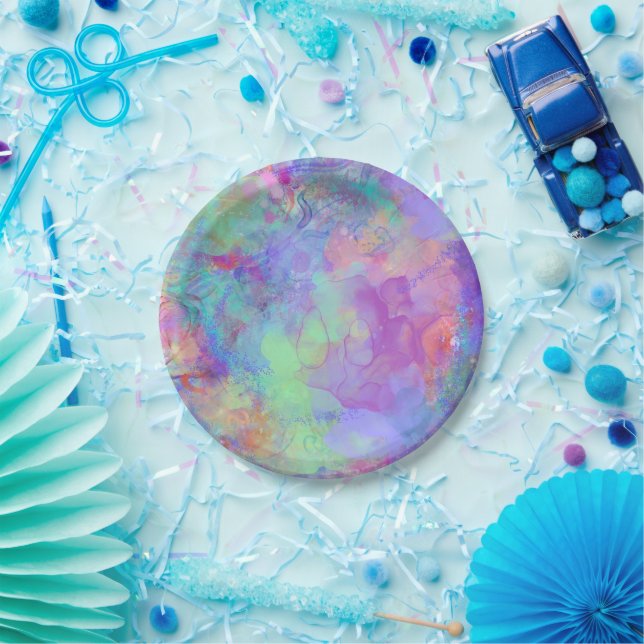 Plato De Papel Sueño confuso (Fiesta)