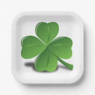 PLATO DE PAPEL SUERTE DE IRLANDA