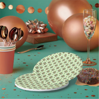 Plato De Papel Suerte Vibraciones Verdes