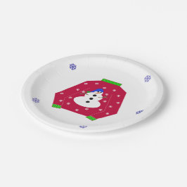 Plato De Papel Suéter Feo de Navidad