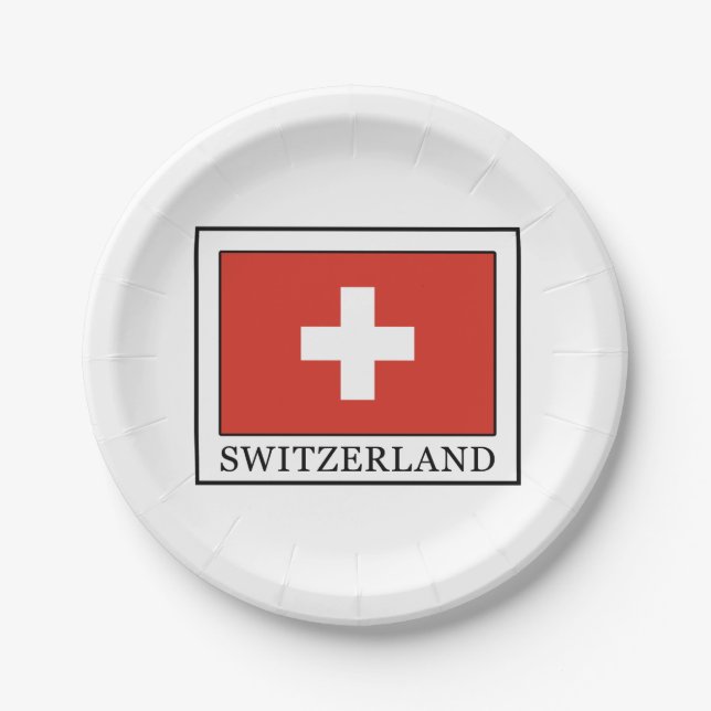 Plato De Papel Suiza (Anverso)