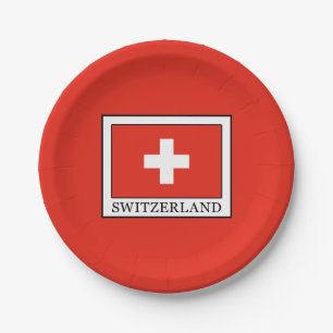Plato De Papel Suiza