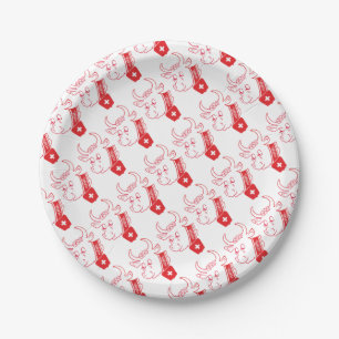 Plato De Papel Suiza - Suisse Svizzera - Svizra Pappteller