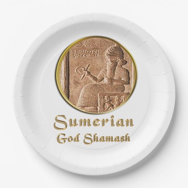 Plato De Papel Sumerian (Anverso)
