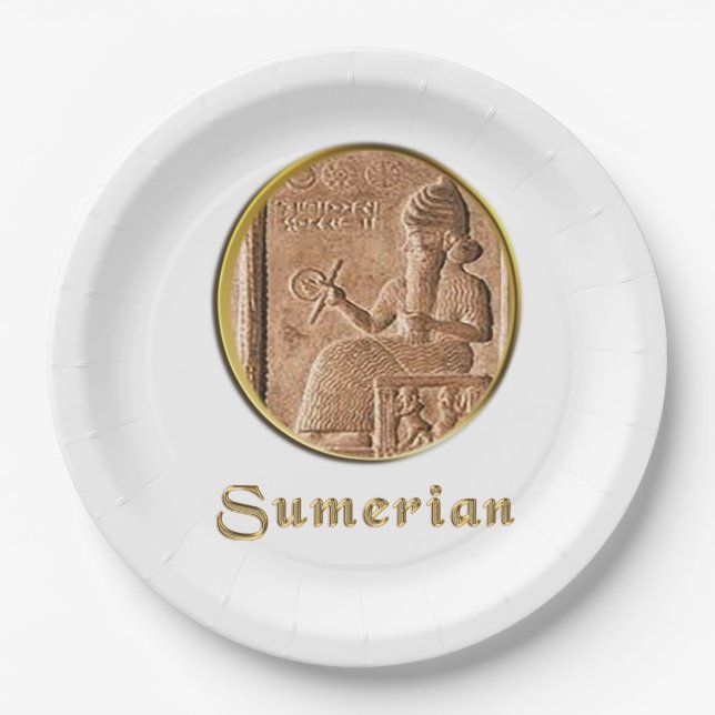 Plato De Papel sumerio (Anverso)