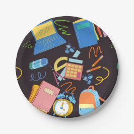 PLATO DE PAPEL SUMINISTRO ESCOLAR