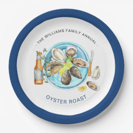 Plato De Papel Summer Oyster Roast | Cocina de horneado de pescad