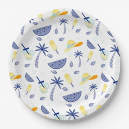 Plato De Papel Summertime Essentials