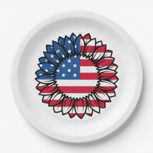 Plato De Papel Sunflower-32222