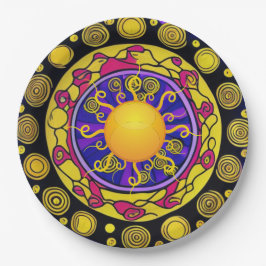 Plato De Papel Sunny Daze