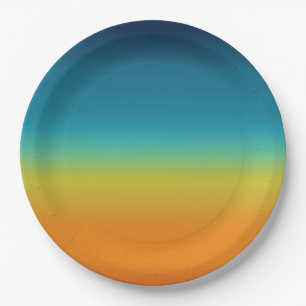 Plato De Papel Sunset del Suroeste