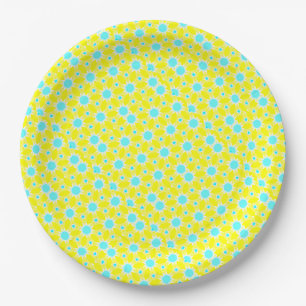 Plato De Papel Sunshine and Polkadots