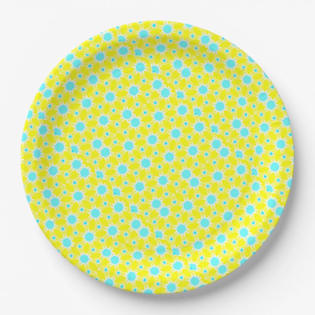 Plato De Papel Sunshine and Polkadots (Anverso)