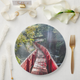 Plato De Papel Sunshine en Termas Geometría, Conaripe, Chile