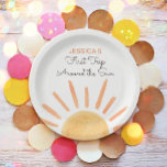Plato De Papel Sunshine Rainbow Trip alrededor del domingo 1° cum<br><div class="desc">H Un complemento perfecto para tu fiesta! Tema del Boho Sun.</div>