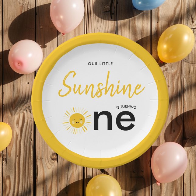 Plato De Papel Sunshine se está convirtiendo en fiesta de cumplea (Subido por el creador)