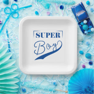 Plato De Papel Super Boy