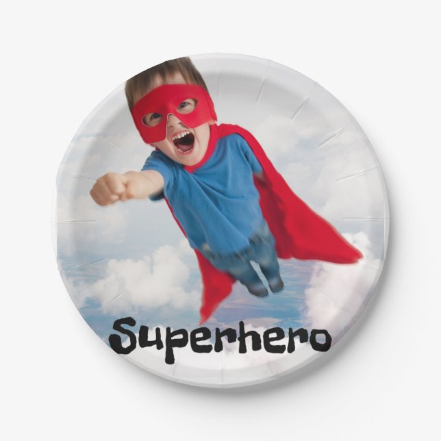 Plato De Papel Super Boy (Anverso)